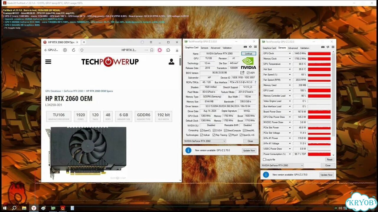 RTX 2060 6GB, игровая видеокарта фото 8