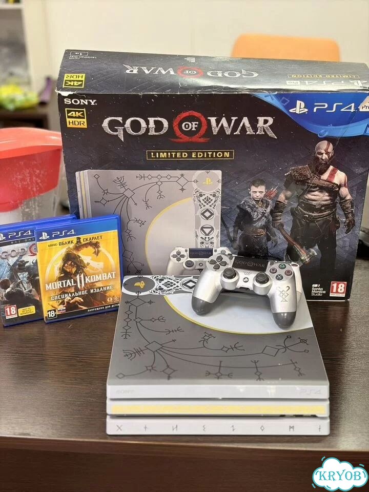 Sony playstation 4 pro limited edition god of war фото 1