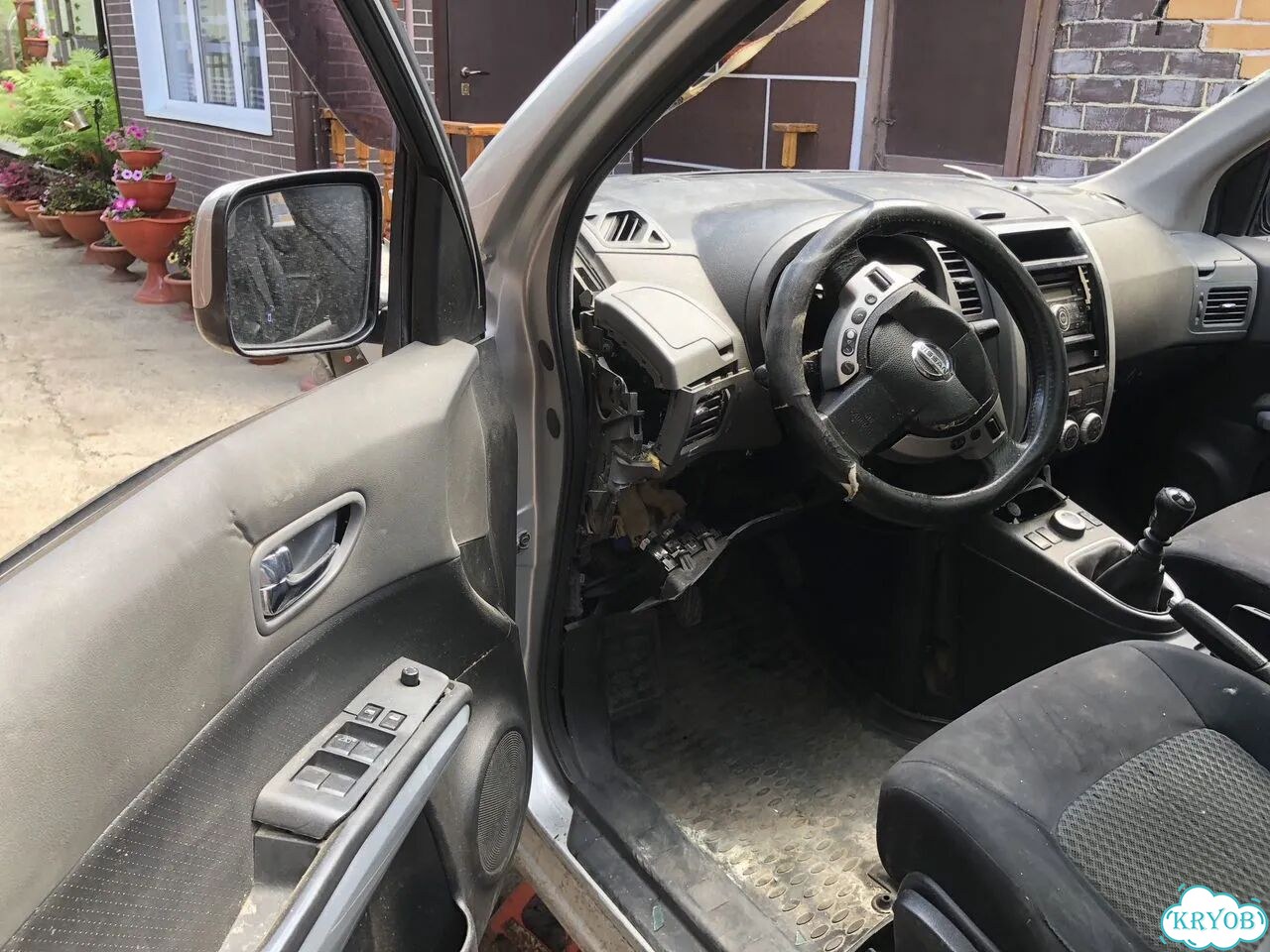 Nissan X-Trail 2.0 MT, 2008, битый, 200 000 км фото 11