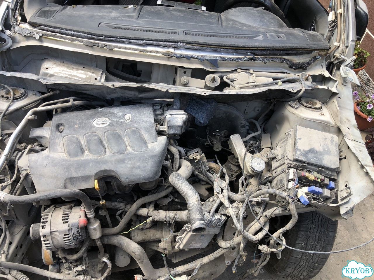 Nissan X-Trail 2.0 MT, 2008, битый, 200 000 км фото 22