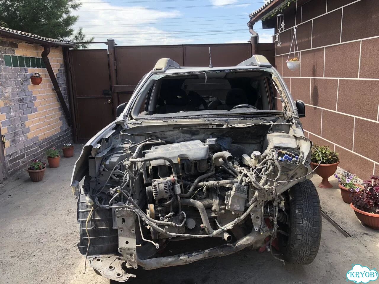 Nissan X-Trail 2.0 MT, 2008, битый, 200 000 км фото 5