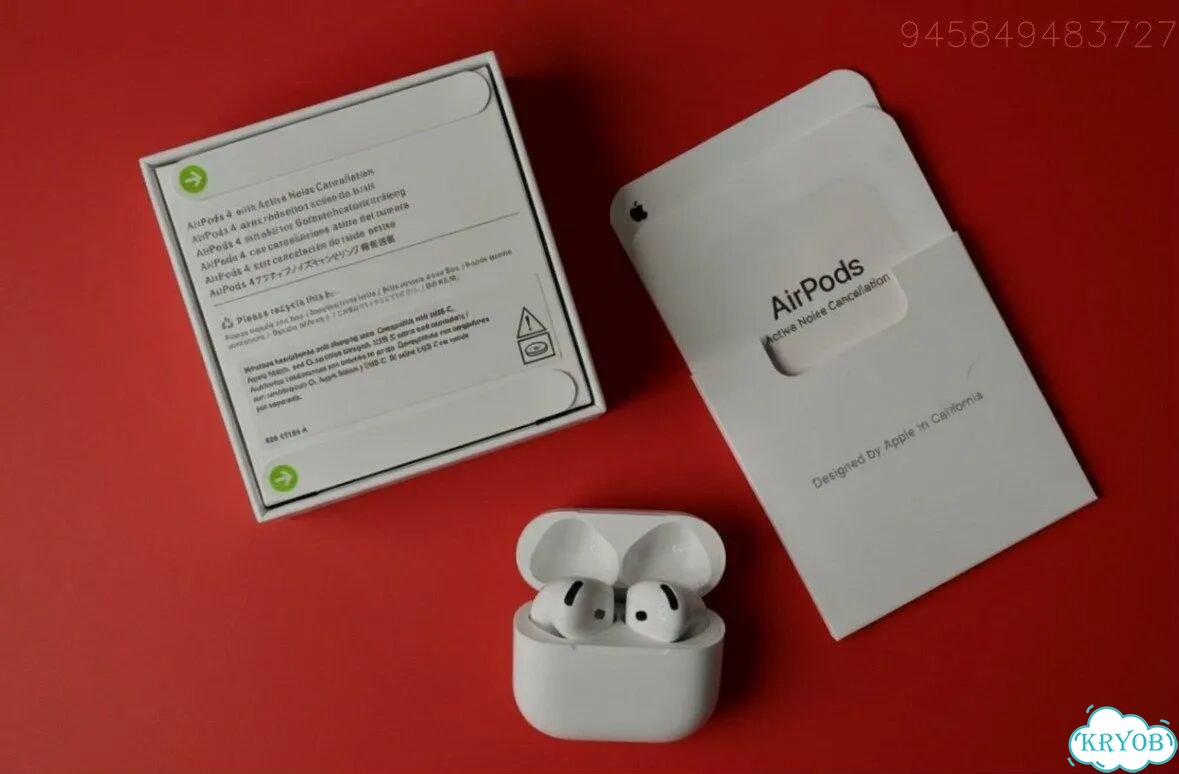 AirPods 4 Platinum (FCO+, Оригинал) фото 5