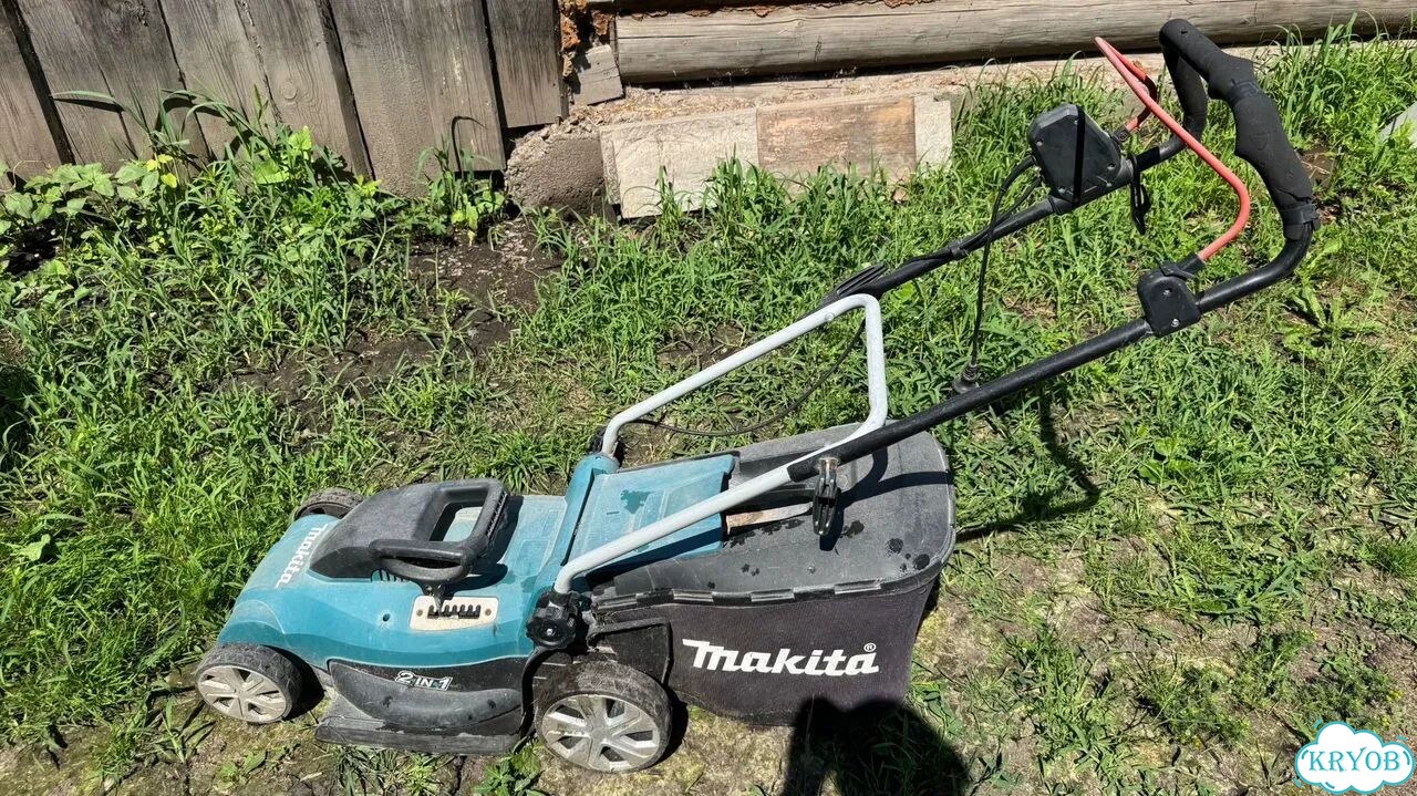 Газонокосилка электрическая бу фото 1
