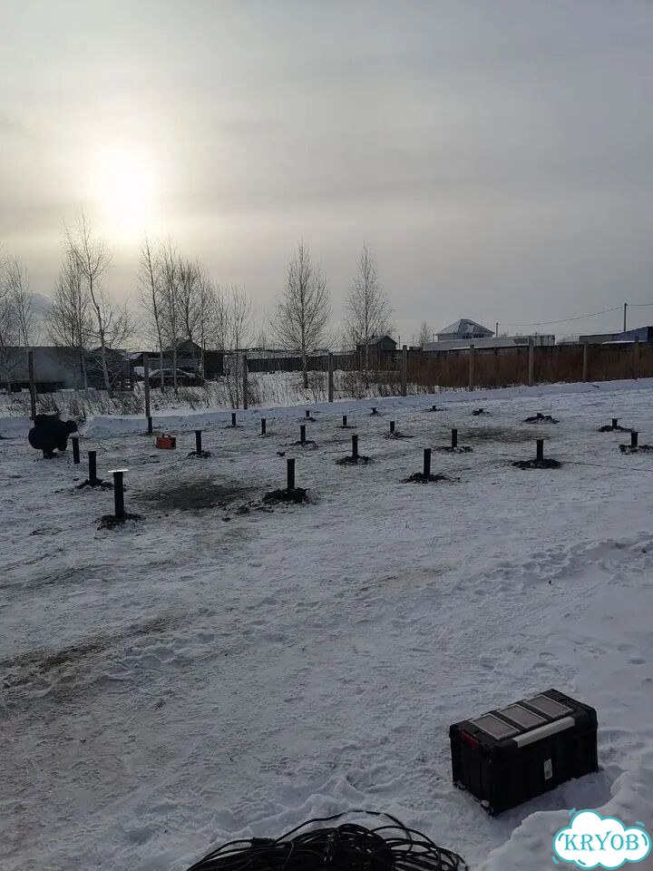 Винтовые сваи под дом фото 1