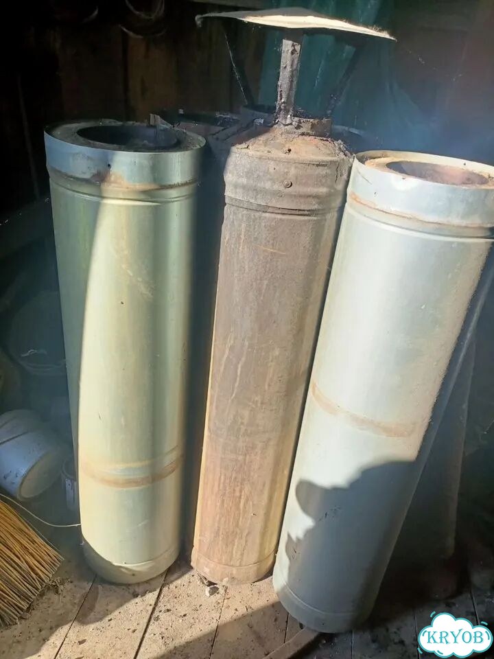 Сэндвич труба для дымохода 150/250 фото 1