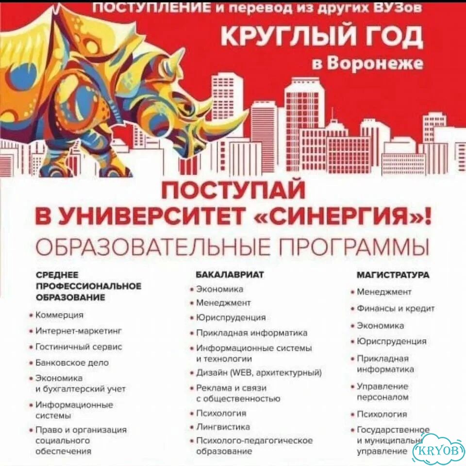 Подбор вуза для поступления, курсы фото 1