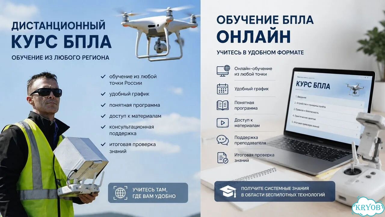 Дистанционный курсбпла Обучение из любогорегиона фото 1