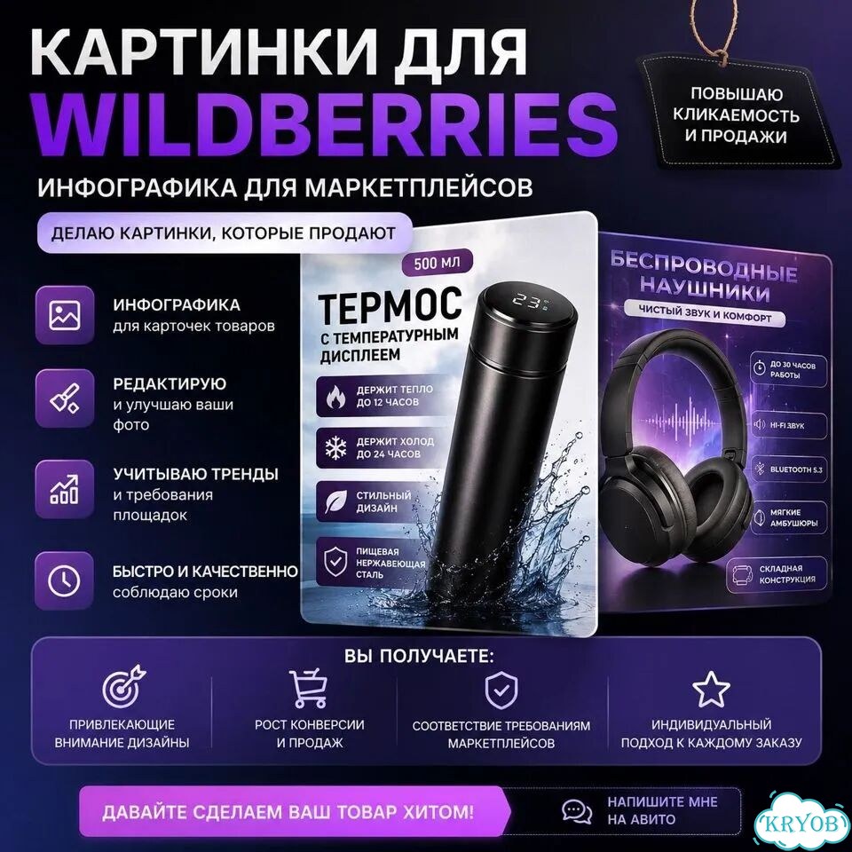 Инфографика для маркетплейсов карточки товаров фото 1
