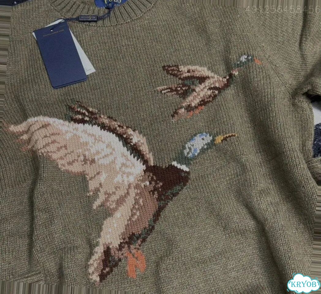 Оригинальный свитер Ralph Lauren duck фото 8