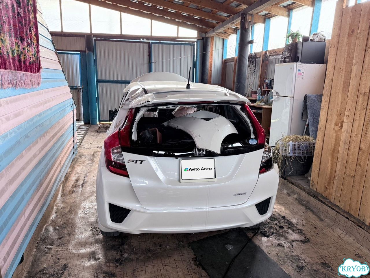 Honda Fit 1.3 AT, 2013, битый, 103 000 км фото 1