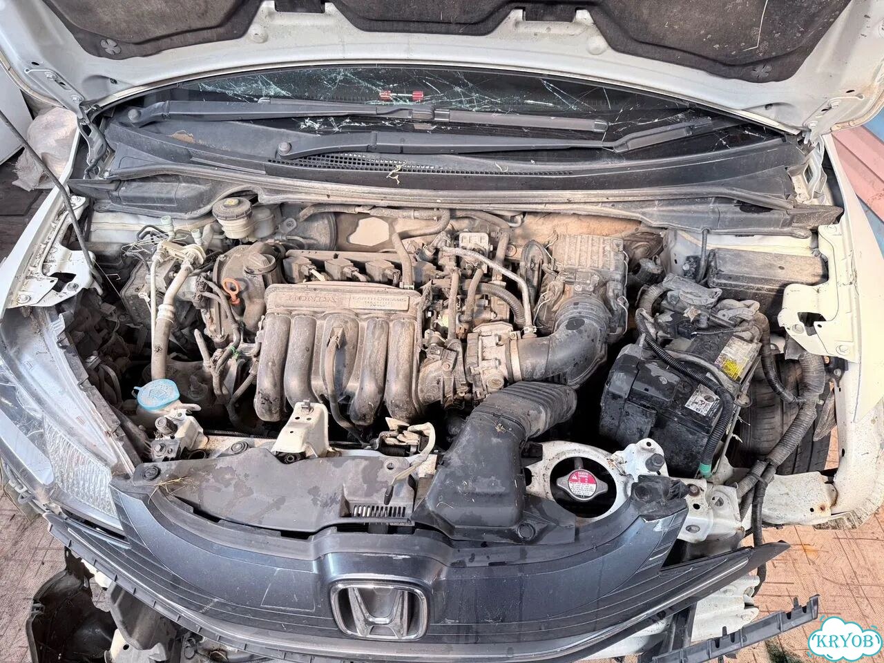Honda Fit 1.3 AT, 2013, битый, 103 000 км фото 7