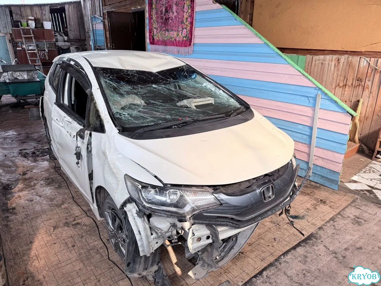 Honda Fit 1.3 AT, 2013, битый, 103 000 км фото 8
