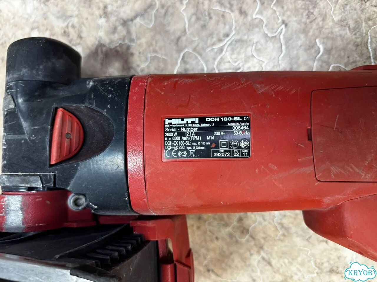 Алмазный штроборез Hilti DCH 180-SL фото 4