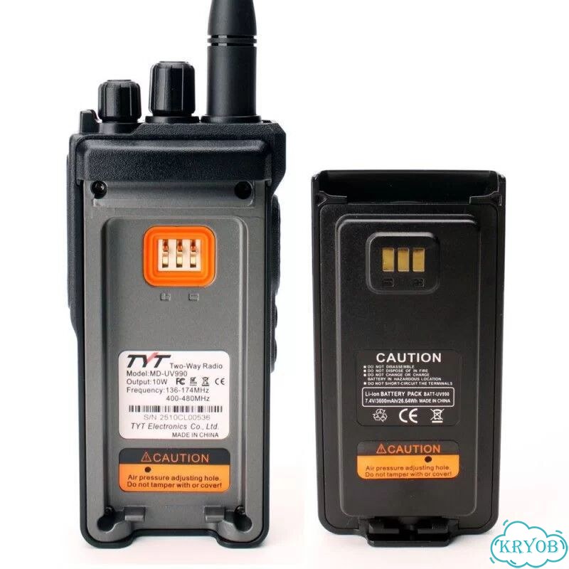 Цифровая рация TYT MD-UV990 DMR AES 10W Type-C фото 5