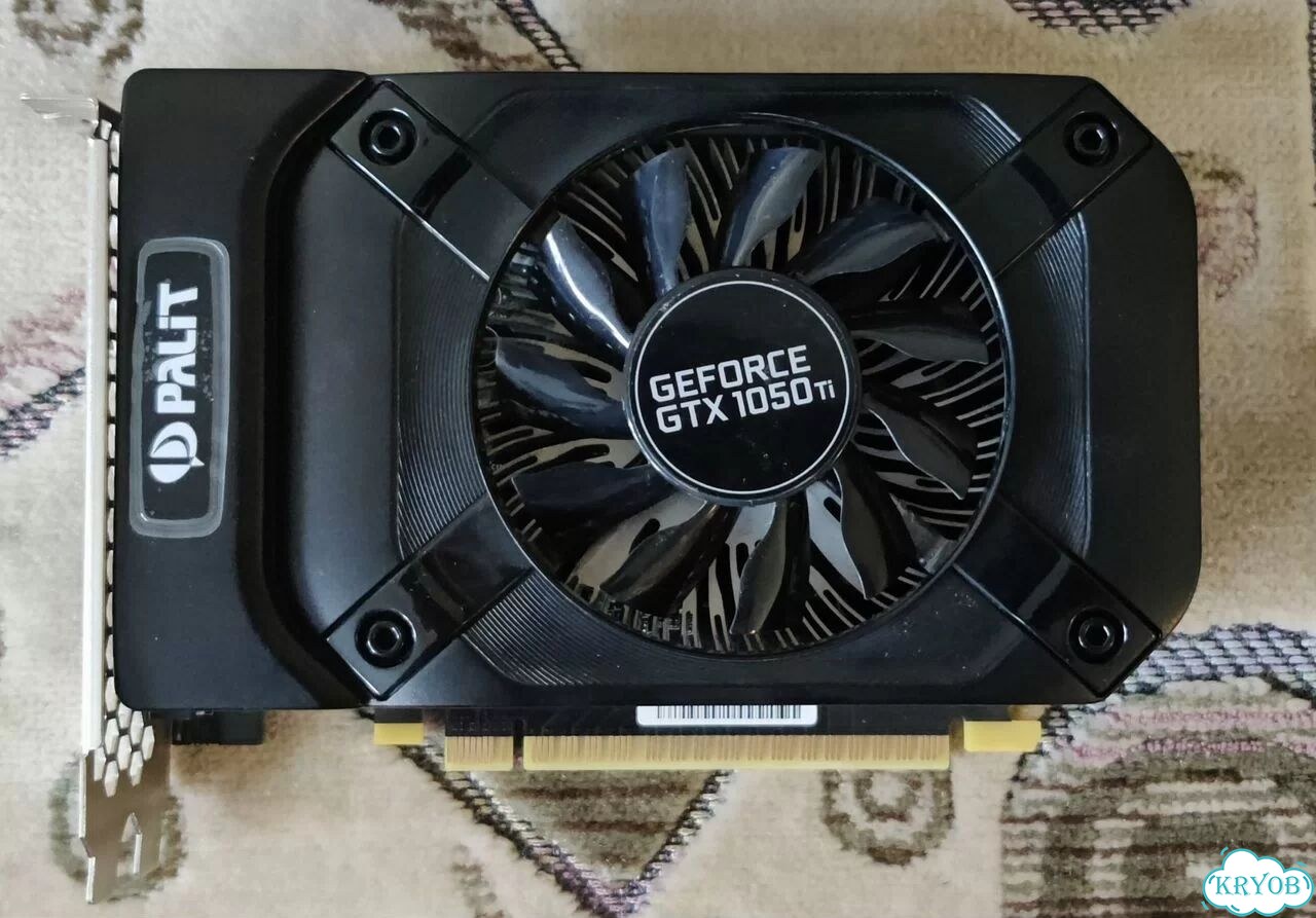 Видеокарта gtx 1050 ti stormx 4gb фото 1