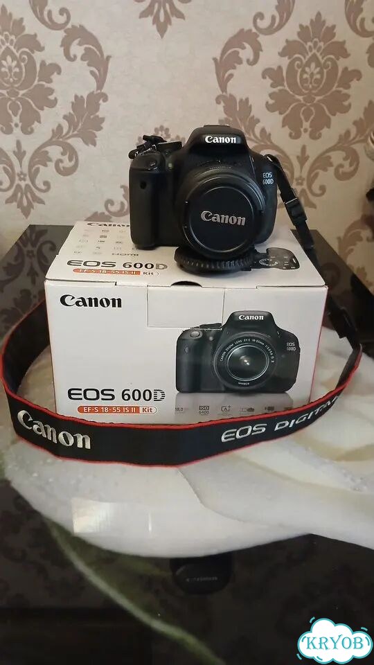 Фотоаппарат canon eos 600d, kit 18-55 мм фото 1