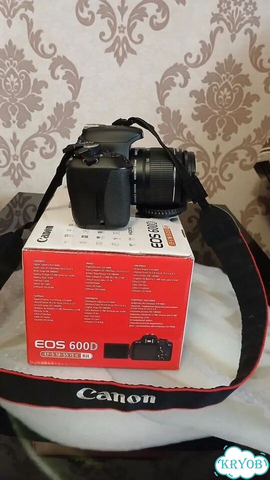 Фотоаппарат canon eos 600d, kit 18-55 мм фото 3