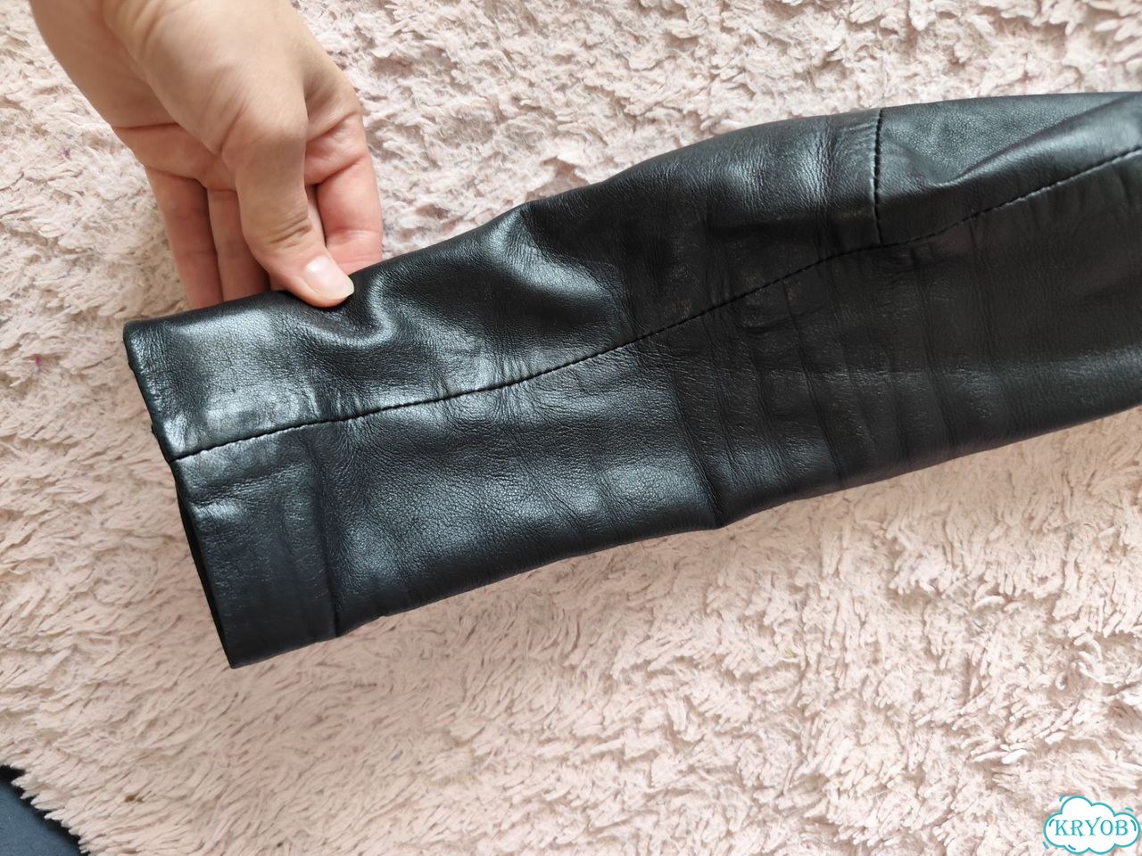 Куртка кожаная Massimo dutti фото 7