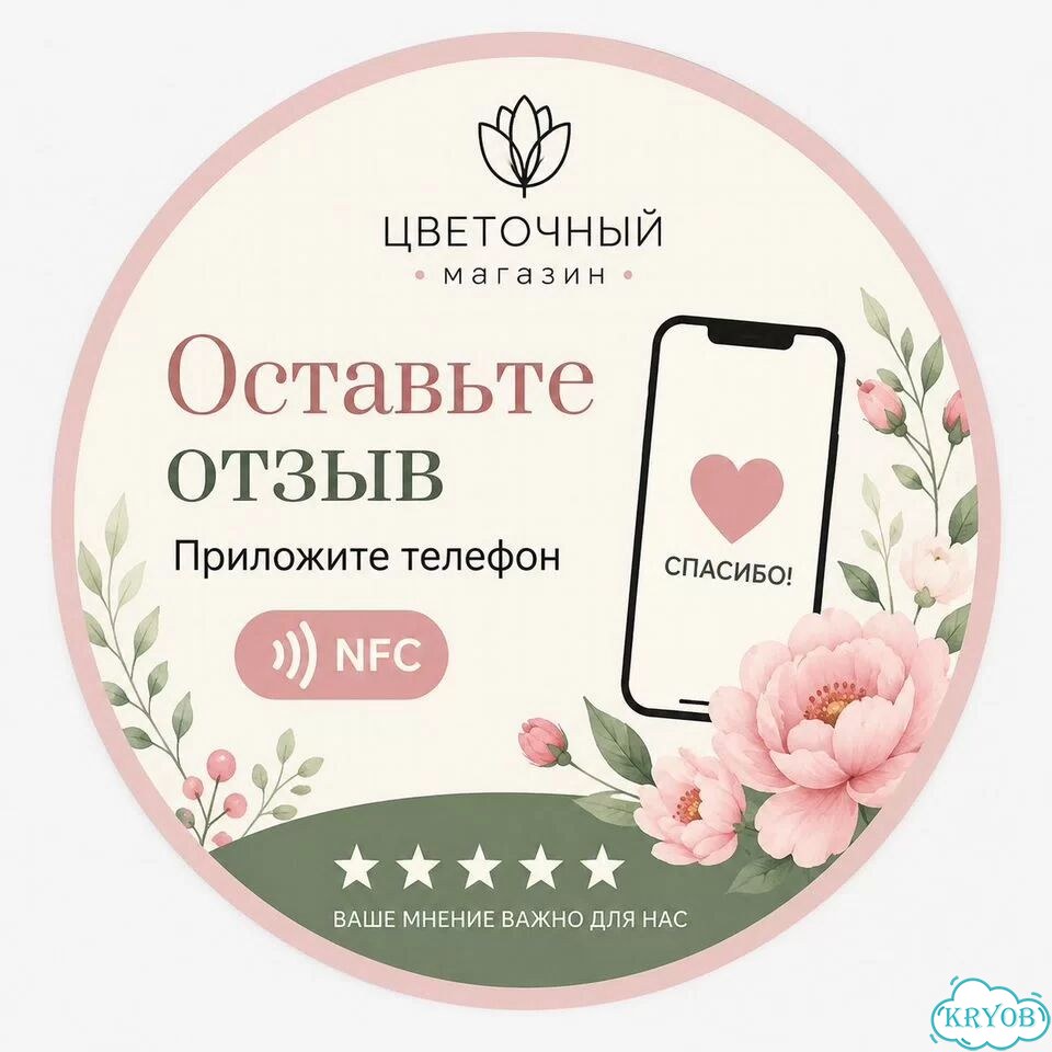 NFC Метка для отзывов фото 5