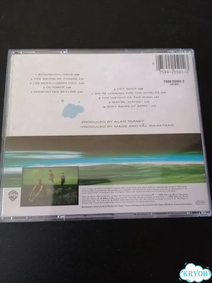 A-Ha - Scoundrel Days Cd фото 2