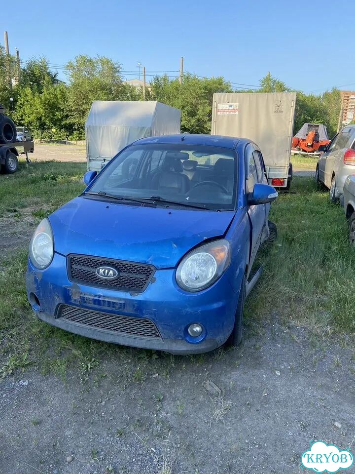 Kia Picanto 1.0 AT, 2008, битый, 165 250 км фото 1