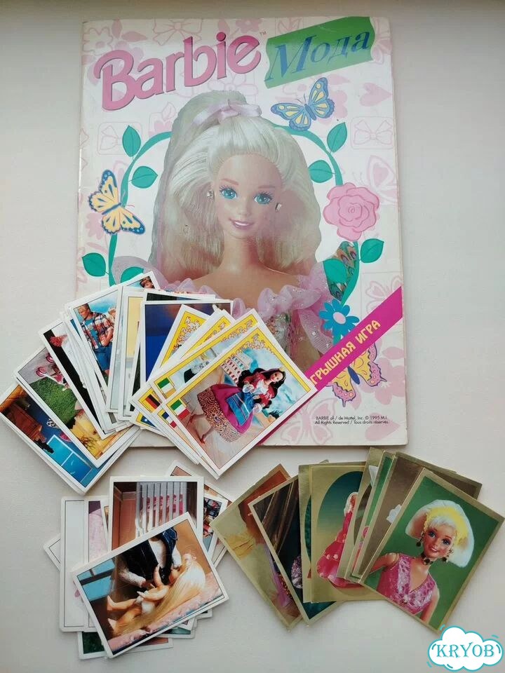 Наклейки Barbie Style Барби Мода фото 1