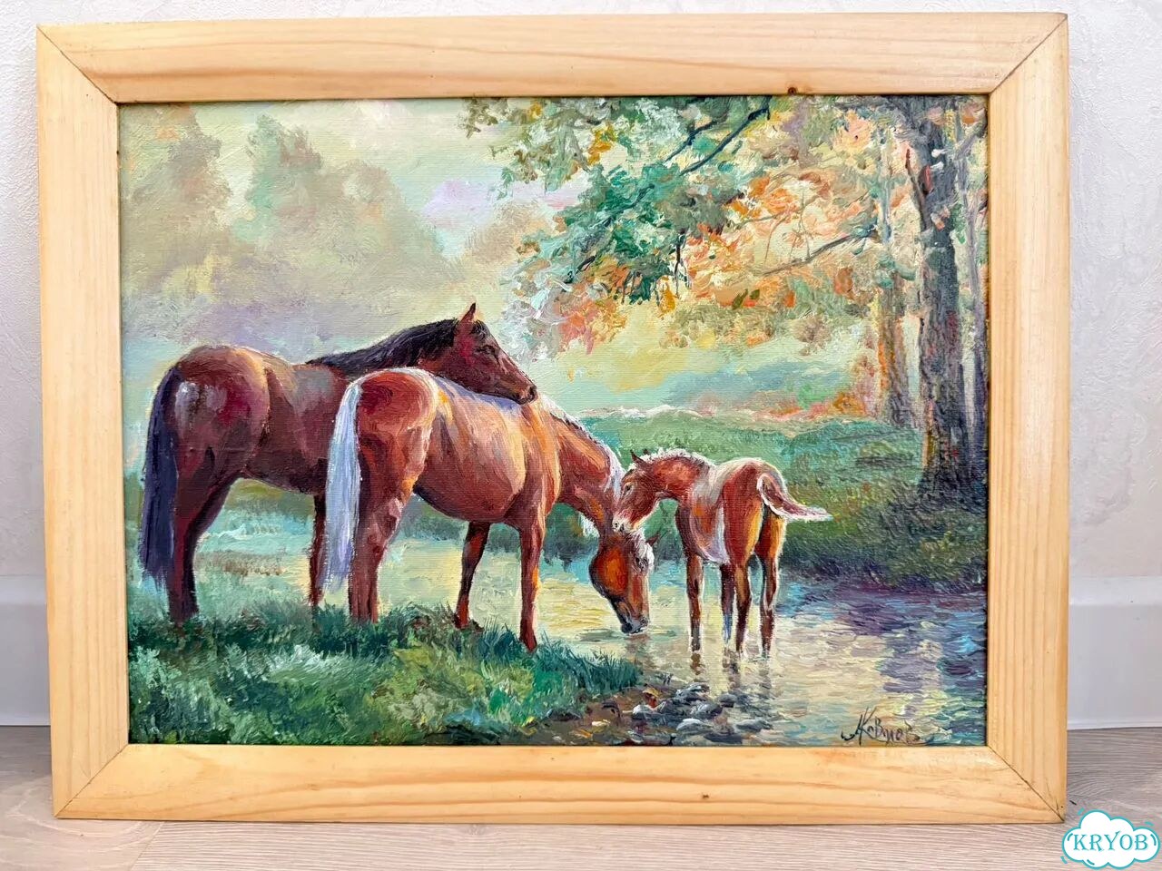 Картина маслом на холсте фото 2