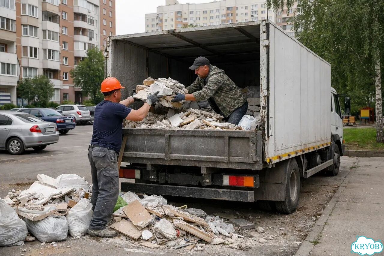 Грузчики + газель Вывоз мусора фото 2