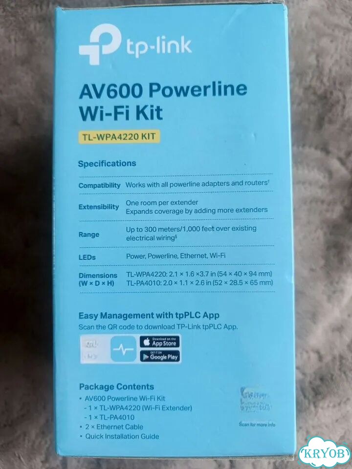 TP-Link AV600 TL-WPA4220 Wi-Fi Powerline адаптер фото 3