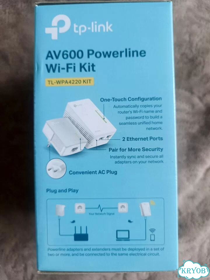 TP-Link AV600 TL-WPA4220 Wi-Fi Powerline адаптер фото 4