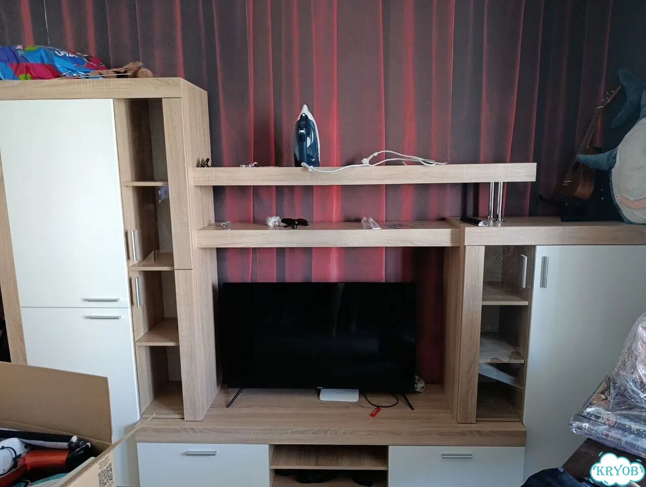 Б/У Стенка в гостиную 299х44х194 см фото 1