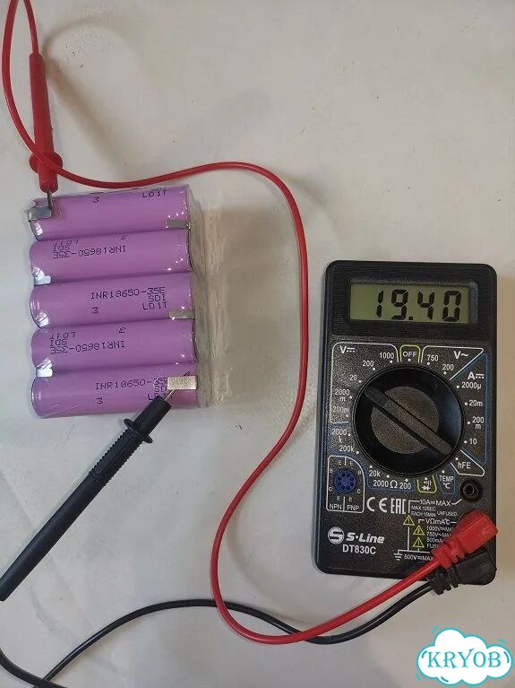 Аккумулятор литий-ионный 18650 30Q 3.7V 3000mAh фото 2