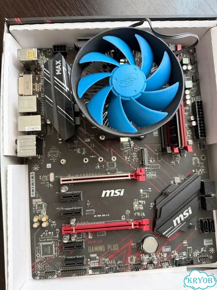 Комплект MSI B450 Gaming Plus + AMD A6 9500 + 4GB фото 1