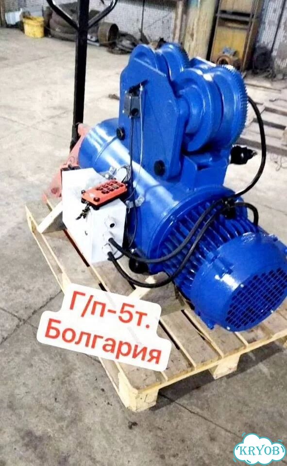Тельфер Balkancar г/п-5т.12м.С радиоуправлением,кран-балка таль.В наличии фото 1
