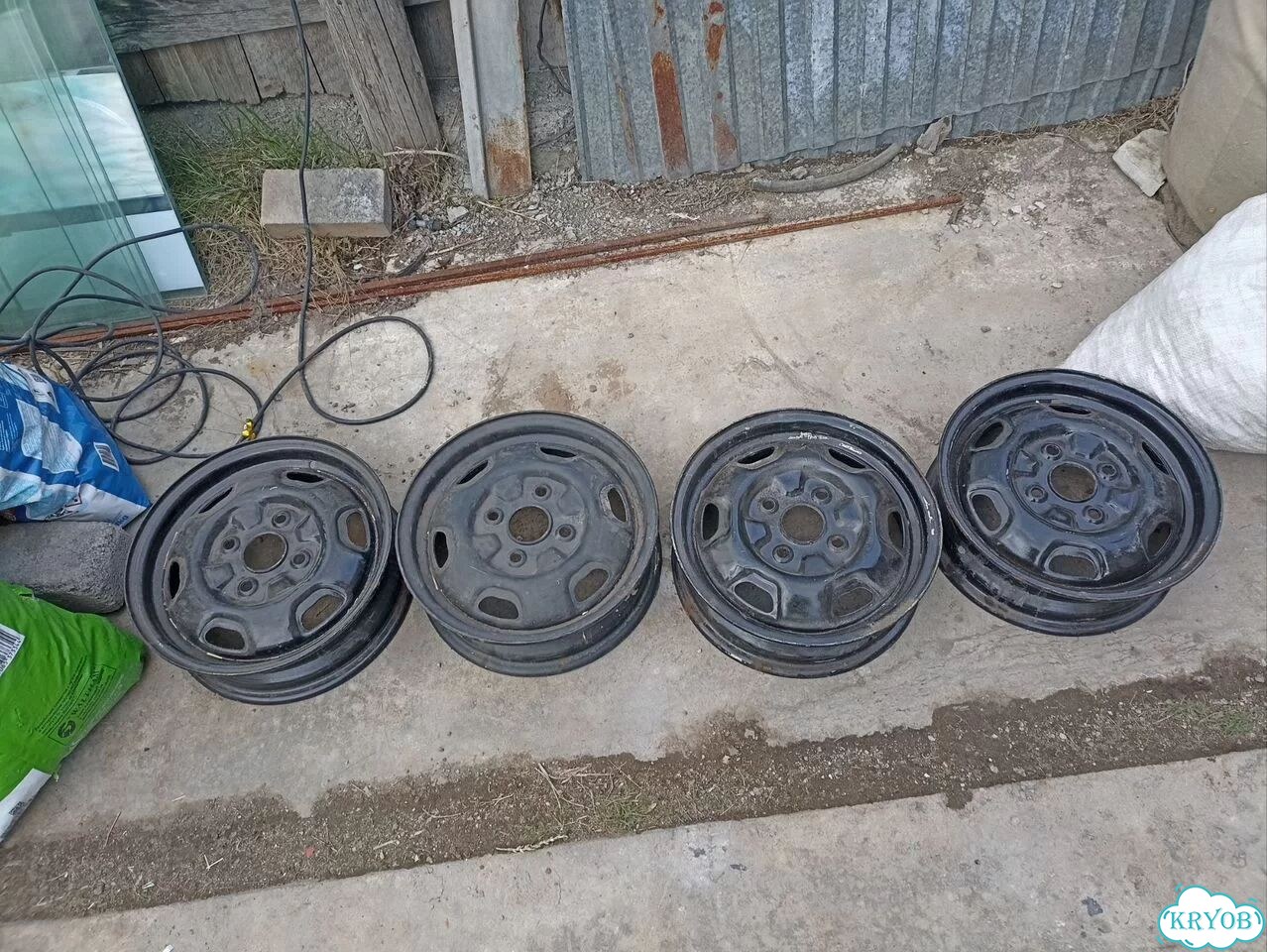 Штампованные диски 305 Forged FT105 3×R14 4×114.3 фото 1