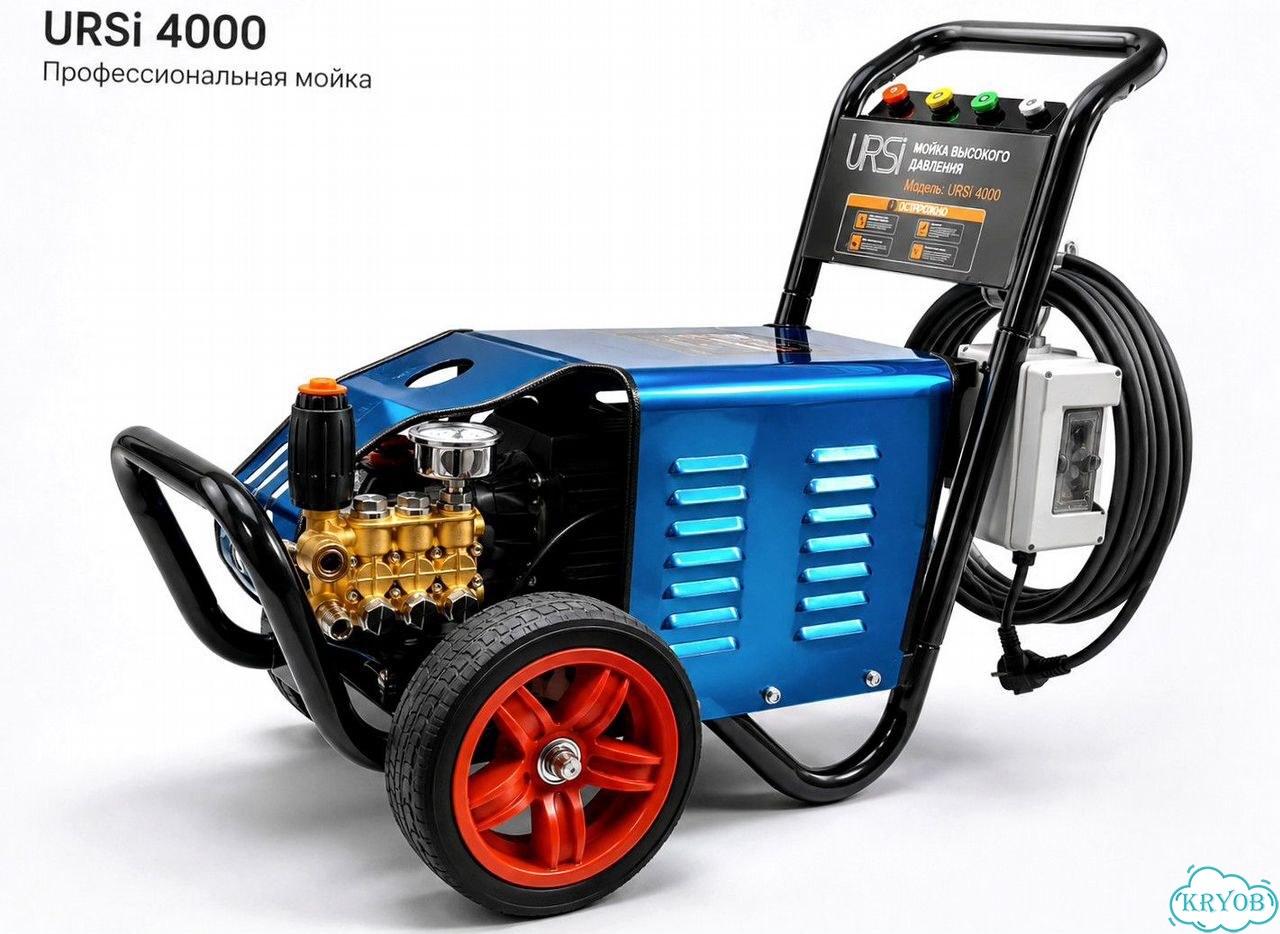 Мойка высокого давления URSi 4000 200 бар, 4 кВт фото 9