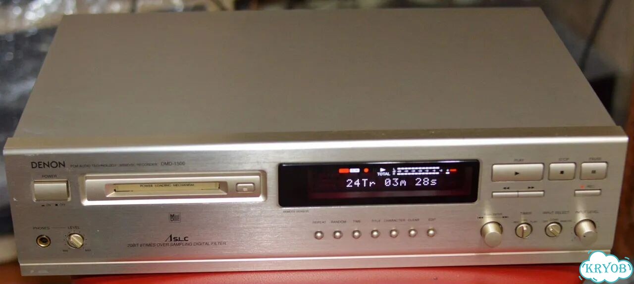 Denon DMD-1500 минидисковая дека из Японии фото 2