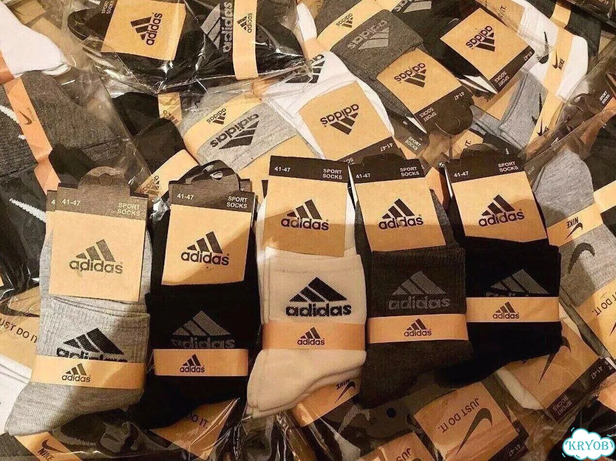 Высокие носки nike adidas фото 2