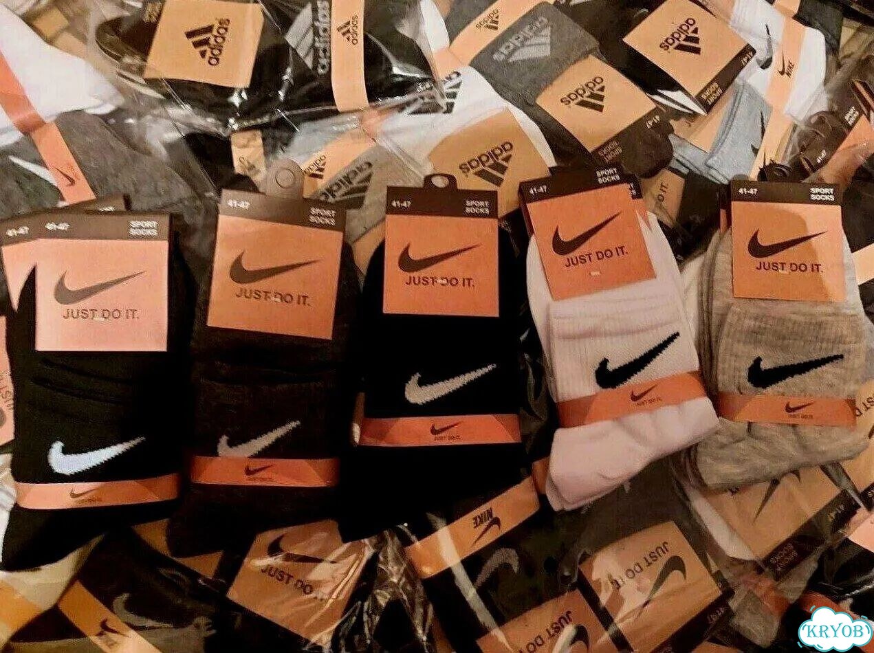 Высокие носки nike adidas фото 3