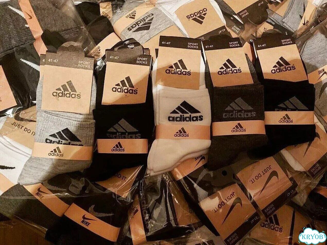 Высокие носки nike adidas фото 5