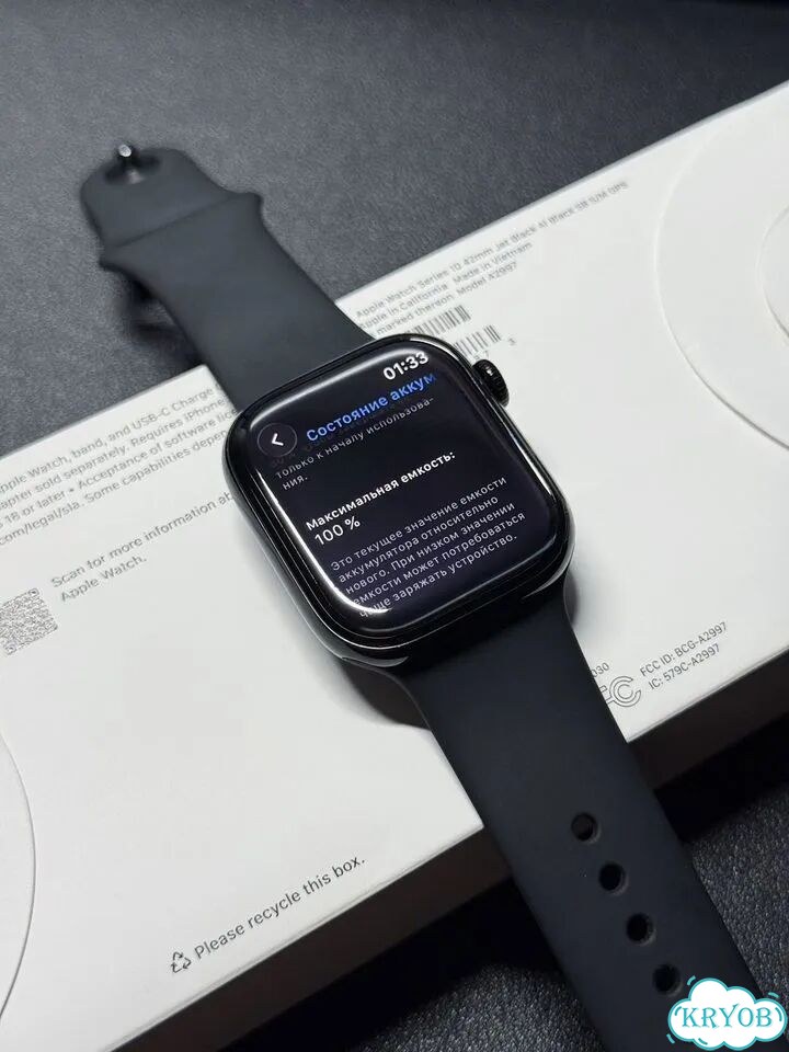 Apple Watch Series 10 42mm Jet Black фото 2