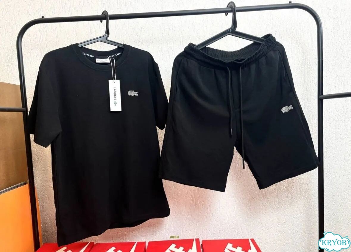 Костюм шорты с футболкой Lacoste фото 1