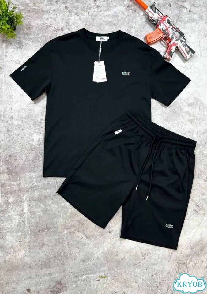 Костюм шорты с футболкой Lacoste фото 1