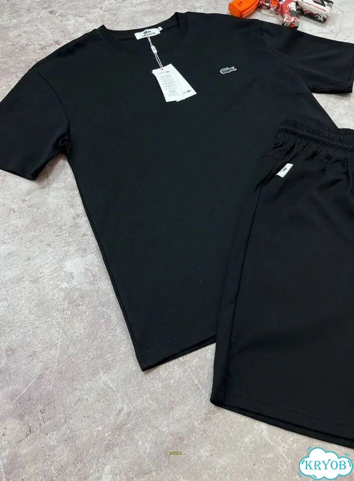 Костюм шорты с футболкой Lacoste фото 2