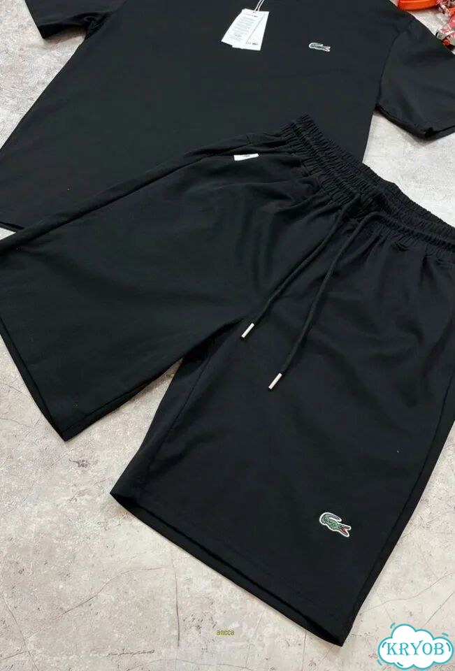 Костюм шорты с футболкой Lacoste фото 3