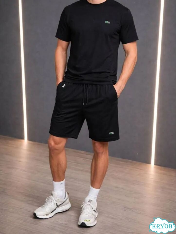 Костюм шорты с футболкой Lacoste фото 5