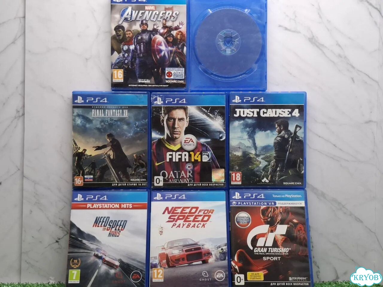 Диски Sony Playstation 4 в ассортименте фото 1
