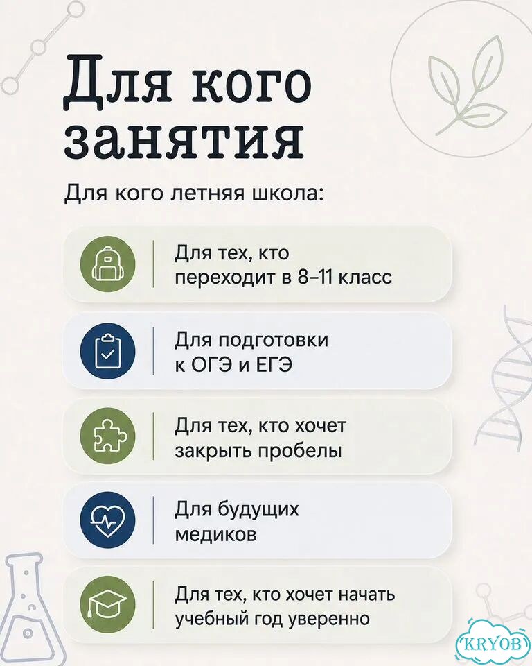 Летняя школа по химии и биологии фото 2