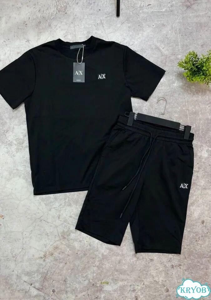 Костюм шорты с футболкой Armani фото 1