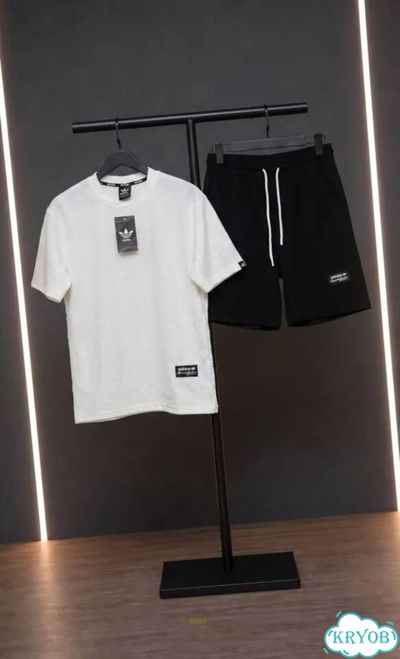 Костюм шорты с футболкой Adidas фото 2